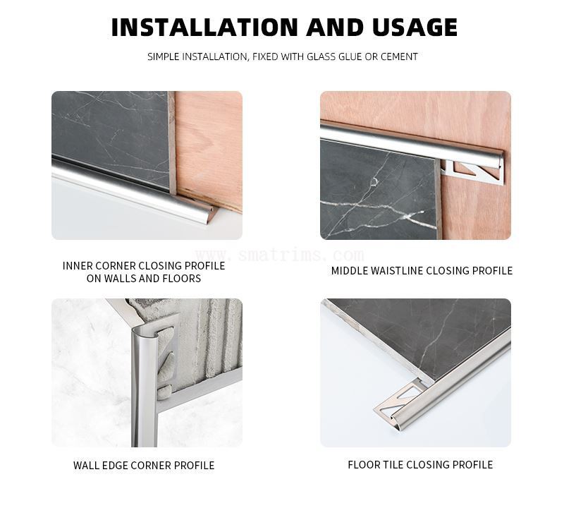 07 usage of tile corner strip