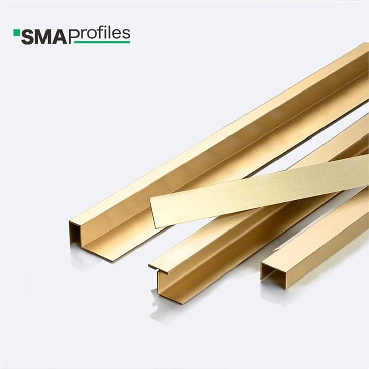 brass tile trim corner