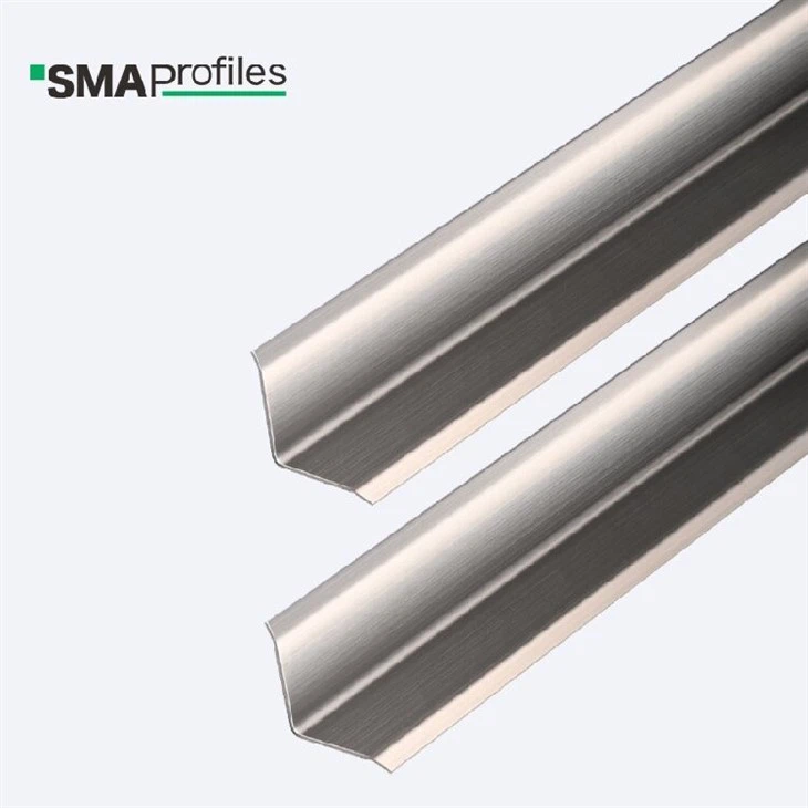 L Shape Stainless Steel Tile Trim For Interior Decoration